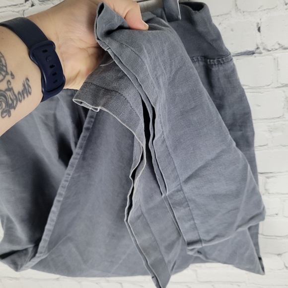 XCVI | linen blend loose wide leg lagenlook pants - Picture 5 of 8